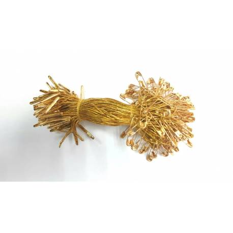 Биркодержатели с булавкой 90мм (уп.1000 шт.) цв. золото