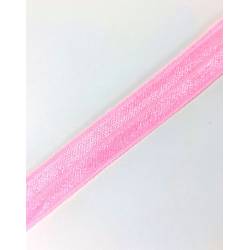 Резинка бельевая (окантовочная блестящая) шир.15мм цв.25 розовый уп.50ярдов ( 45,7м)