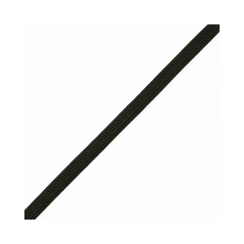 Резинка вязаная арт.RV-B 7мм цв.черный уп.100 ярдов (91,4м)